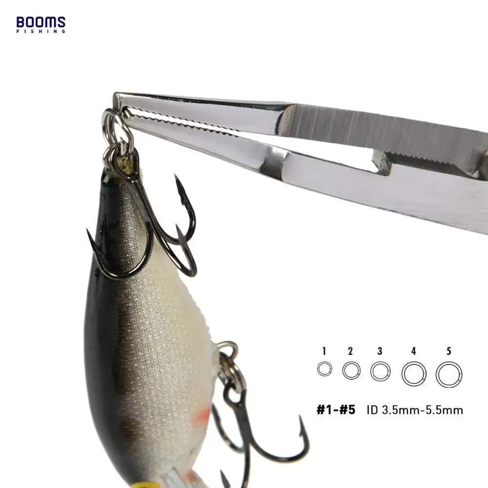 Booms Fishing H01 Fishing Pliers Scissors Stainless Steel