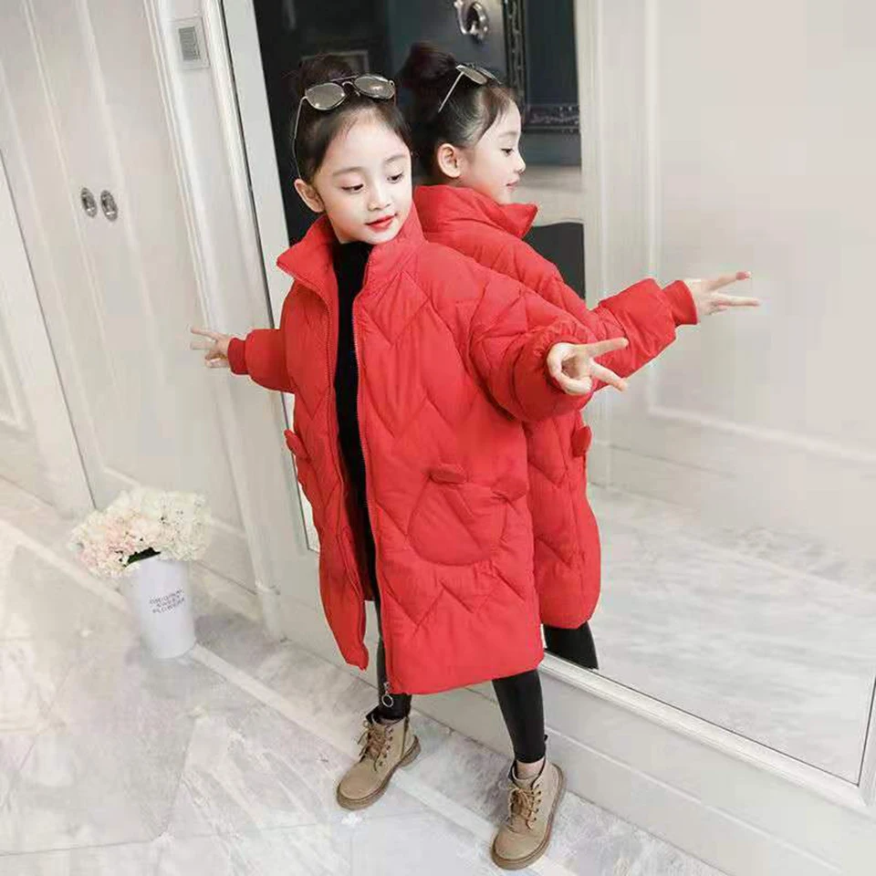 

Fashion Russian Winter Girl Baby Jackets Warm Casual Down Cotton Parkas Clothes Girls For Kids Girl Parka Age For 3-12 Year