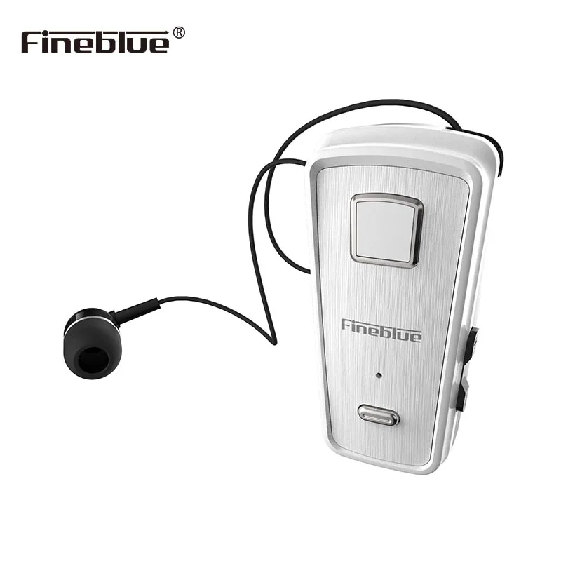 

Fineblue F980 Luxury Sport stereo earbud Vibration Bluetooth Headset Telescopic Driver Earphone Wireless business Clip on style