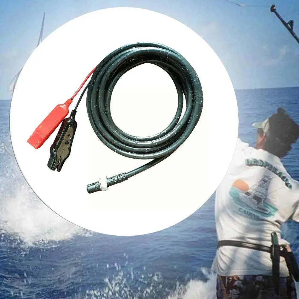 

Outdoor Power Cord For Electric Fishing Reels Power Double Cord Electric Connecting Connectors Battery Cable Cable Reel I2c3