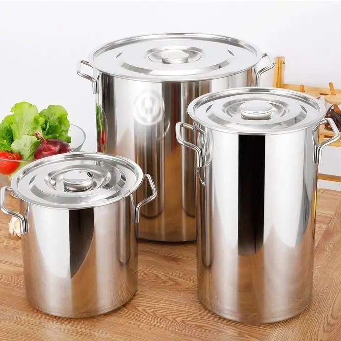 Суповая емкость из нержавеющей стали кухонная посуда для повара индукционной