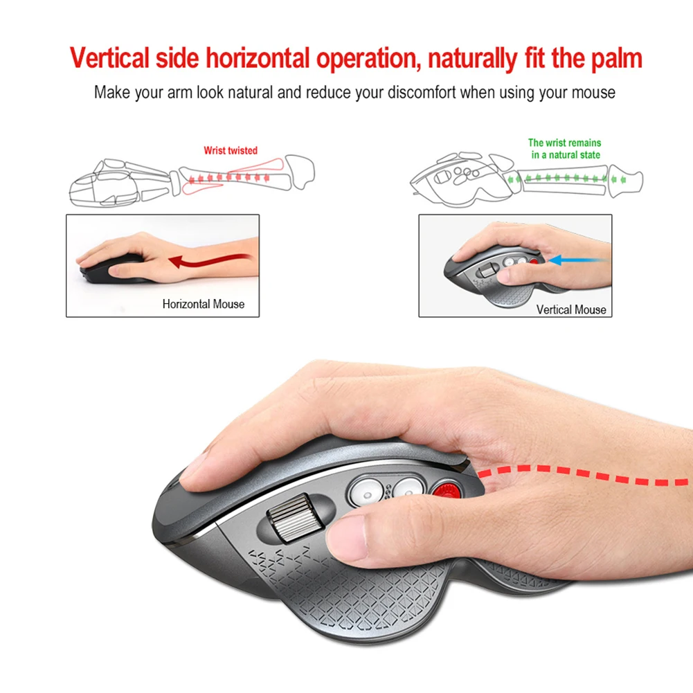 Перезаряжаемая беспроводная мышь USB приемник скользящая компьютерная