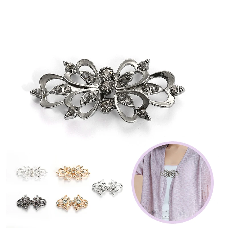 Женская Винтажная брошь в виде кардигана свитера блузки булавка для шали с