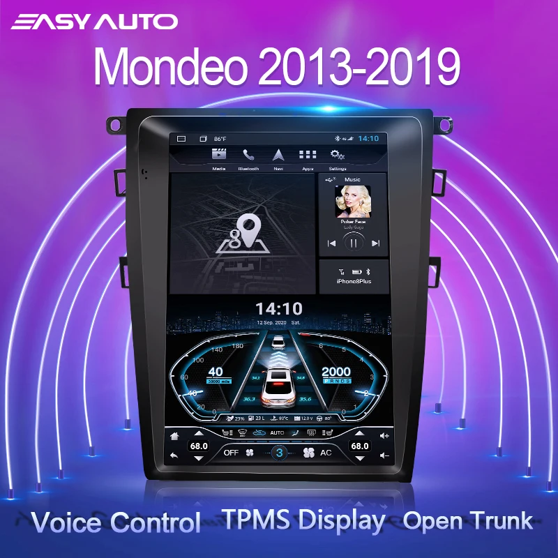 Автомагнитола для Mondeo Fusion MK5 2013 2019 мультимедийный видеоплеер навигационная