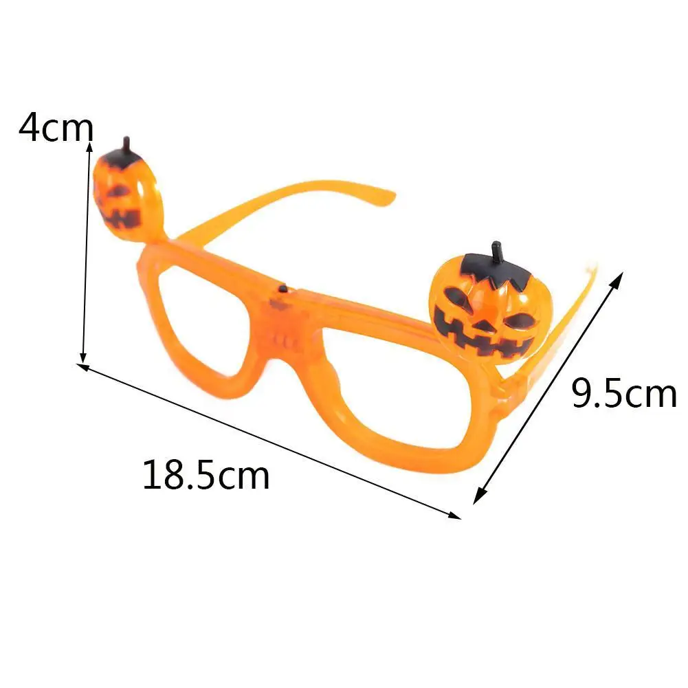 Мультяшные очки с подсветкой для взрослых и детей игрушки паук тыква узор на