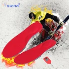 Зимние Подогреваемые стельки унисекс с USB для улучшения кровообращения, теплые стельки для ног, катания на лыжах, верховой езды, кемпинга, нагревательные стельки для ног