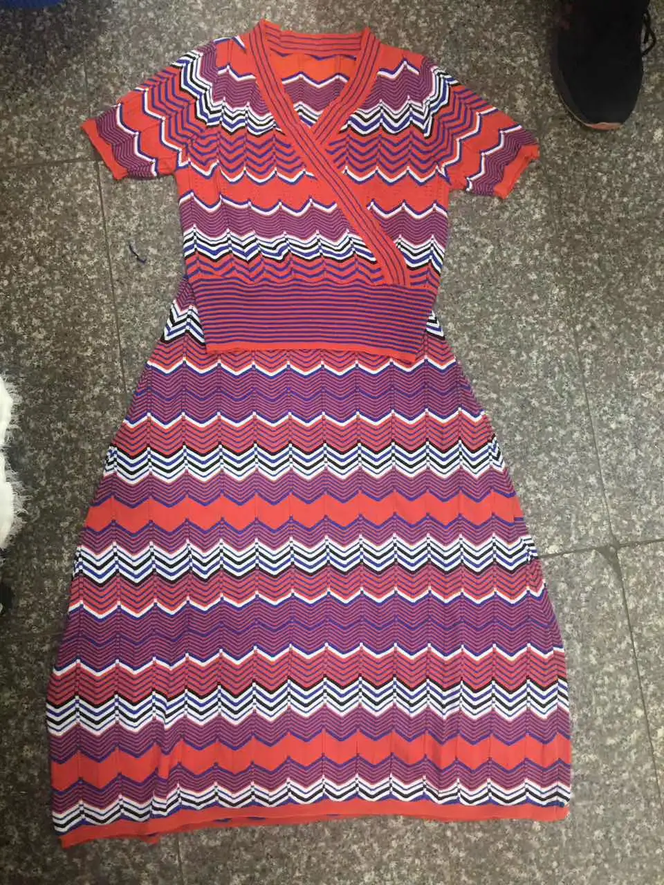 Высокое качество 2021 Новый Модный летний женский полосатый вязаный Топ +