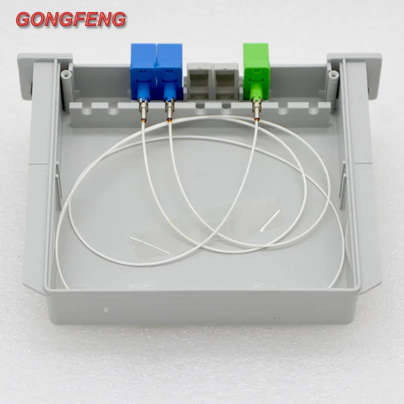1 шт. Новый Лидер продаж PLC × 2 оптический волоконный сплиттер Тип вставки FTTH