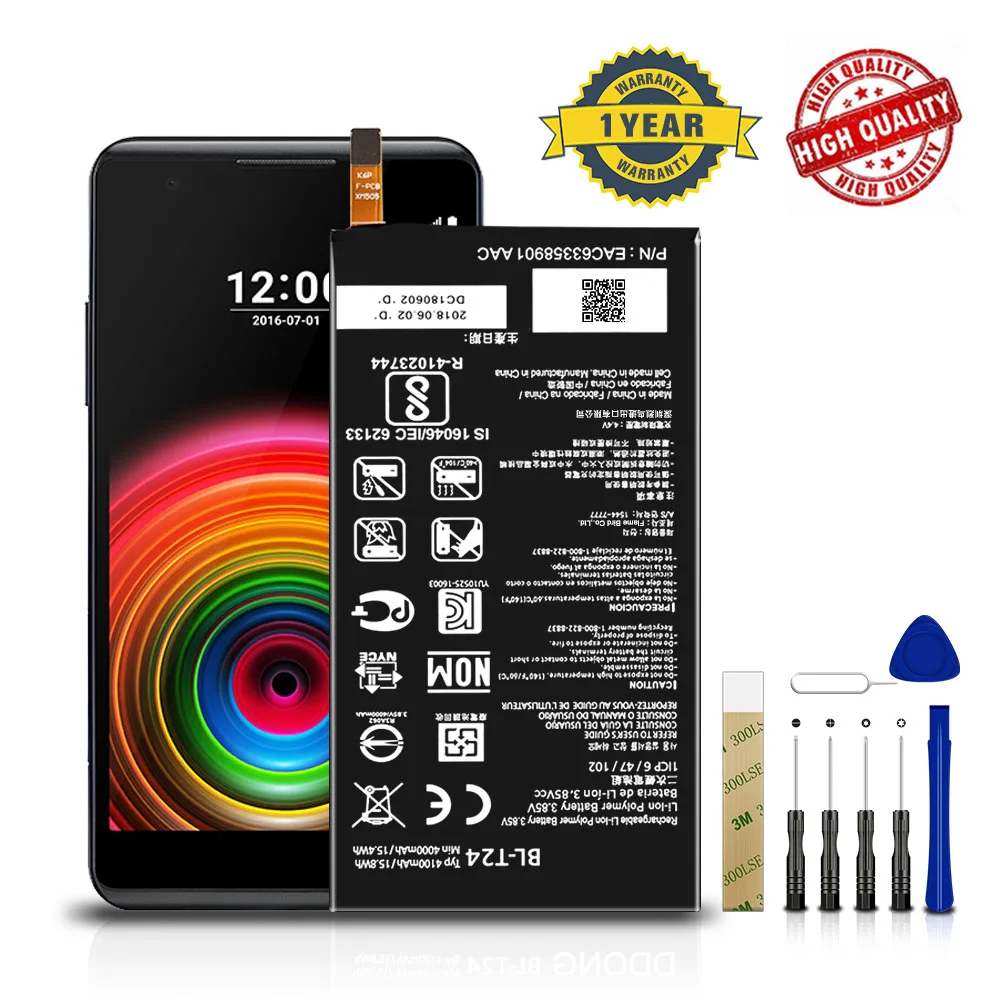 Протестированная Высококачественная батарея BL-T24 для LG X power K220 LS755 US610 H700 K210 K450 |