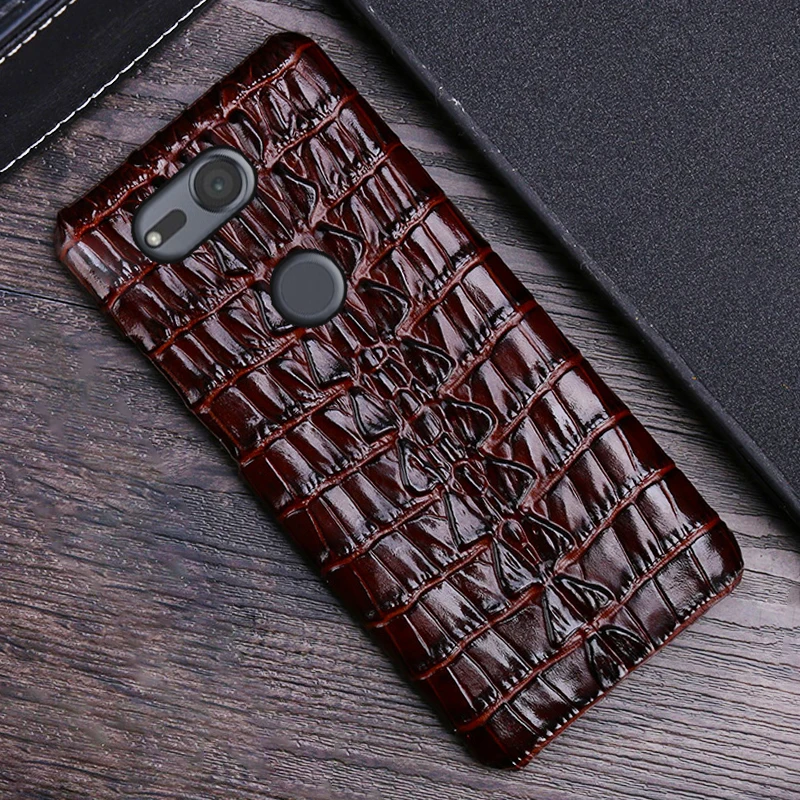 Чехол из натуральной кожи для Sony Xperia X Z Z2 Z3 Z4 Z5 XZ2 XZ4 Compact XA XA1 XA2 Ultra XZ1 XZ Premium 5 8 10