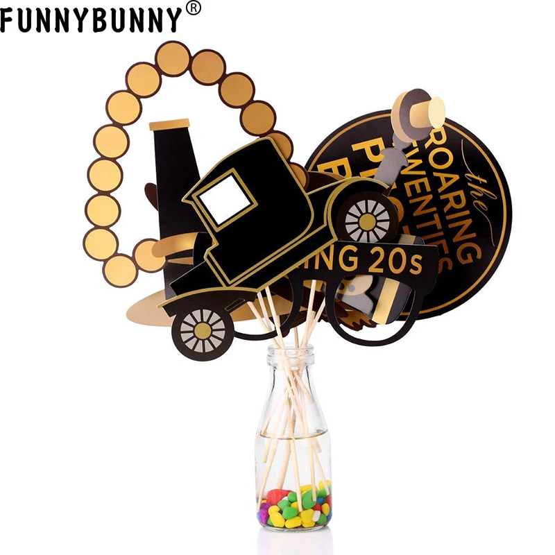Фон для фотосъемки FUNNYBUNNY Party 42 шт. порывистые 20 футов реквизит 1920 s свадебные фото
