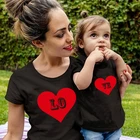 Одежда Мама и я одинаковые Семейные комплекты для мамы и дочки футболка Одинаковая одежда для мамы и дочки