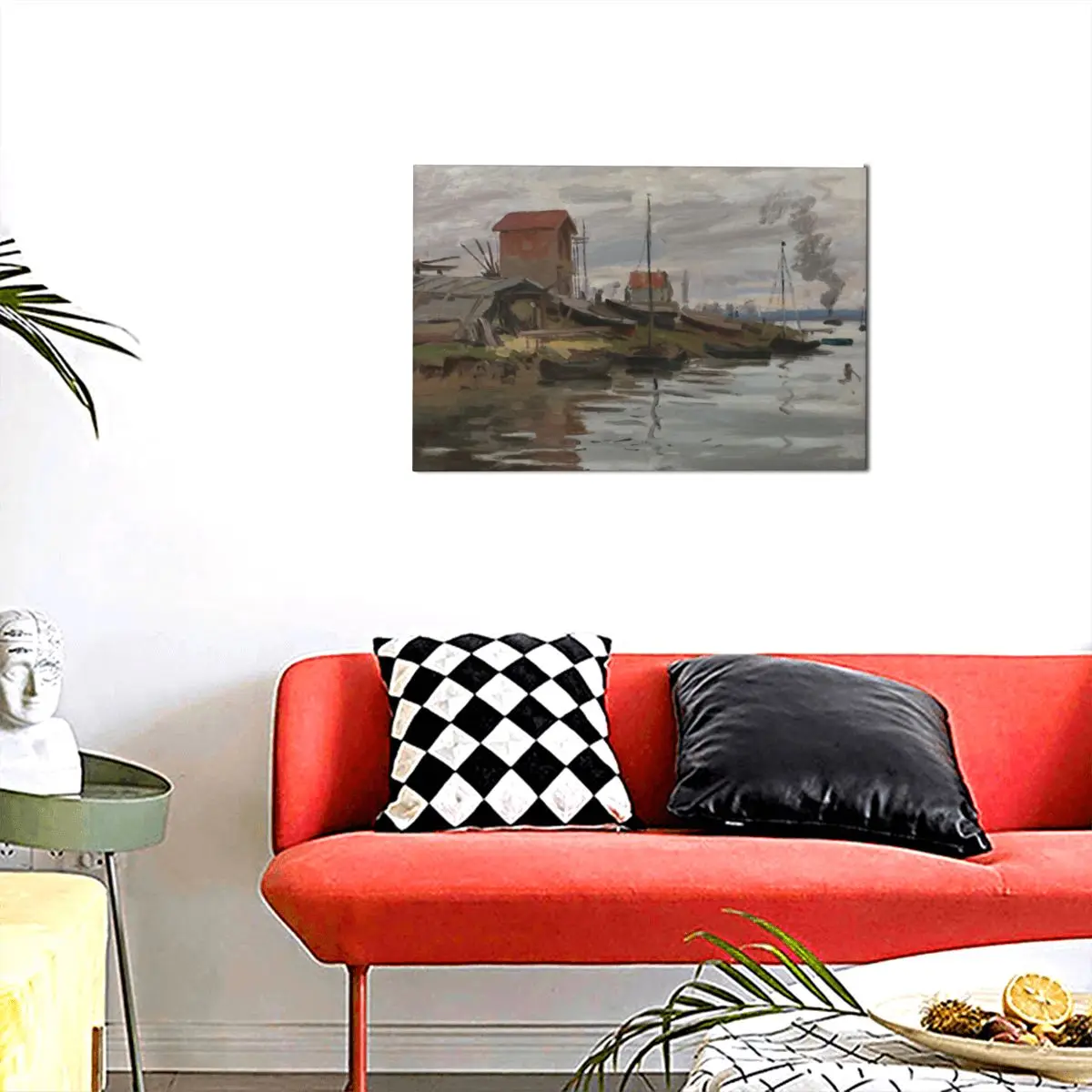 

Monet Painting Creative Canvas Decoration Pictures Room Fashion Room Decor