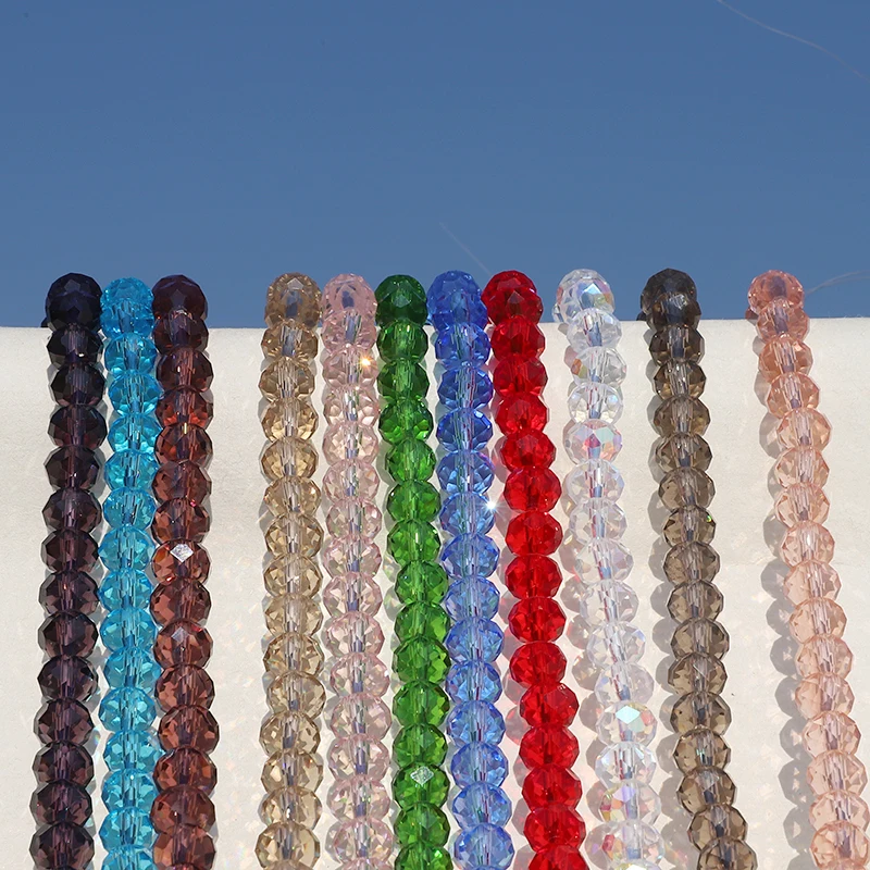 Бусины из австрийского хрусталя с гранями 2/3/4/6/8 мм чешское ожерелье браслетом