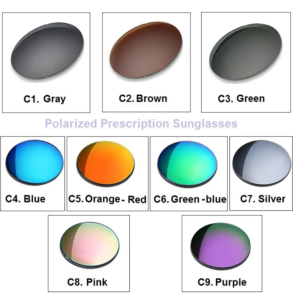 Линзы солнцезащитные поляризационные для близорукости Индекс 1 56 61 67 | Аксессуары
