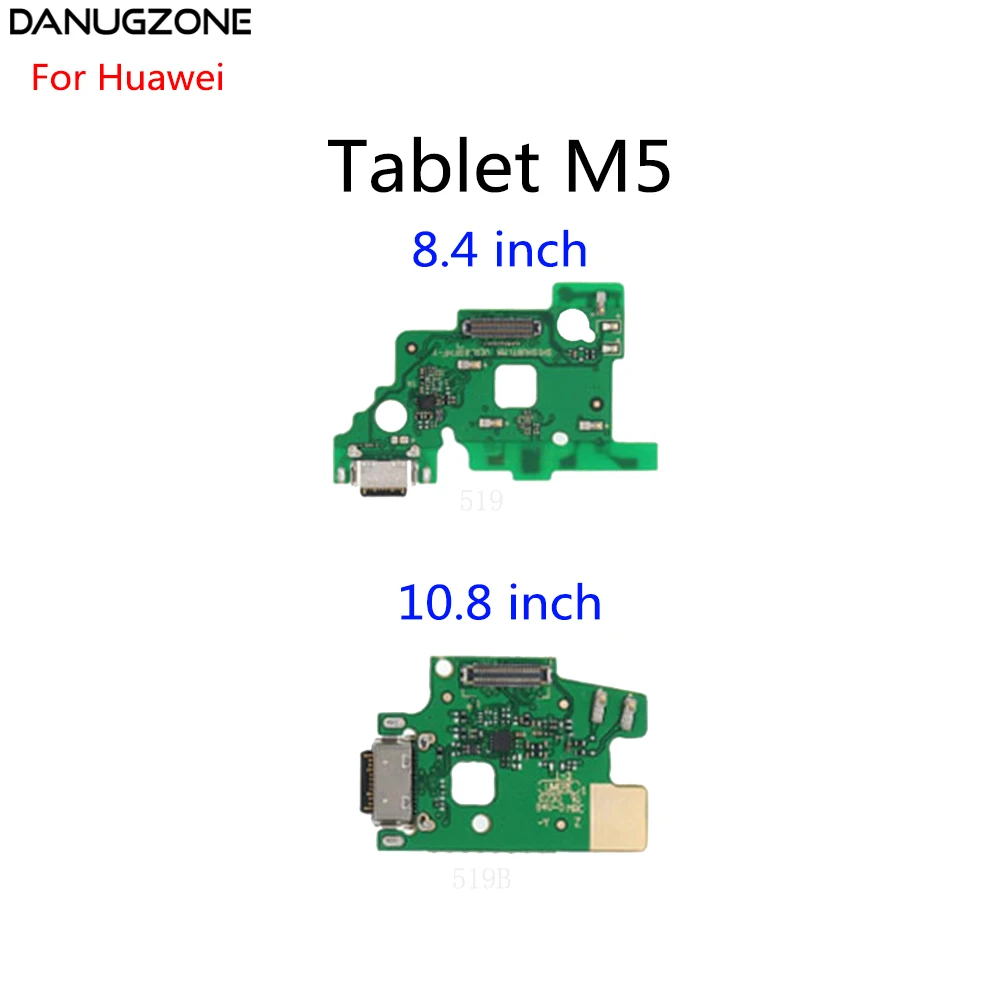 

USB Charging Dock Port Socket Jack Plug Connector Charge Board Flex Cable For Huawei Tablet M5 8.4'' 10.8 inch