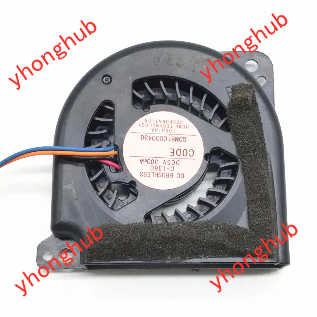 GDM610000456 C 136C DC 5V 300mA 56x52x15 мм Сервер вентилятор охлаждения|blower fan|server fandc 5v fan |