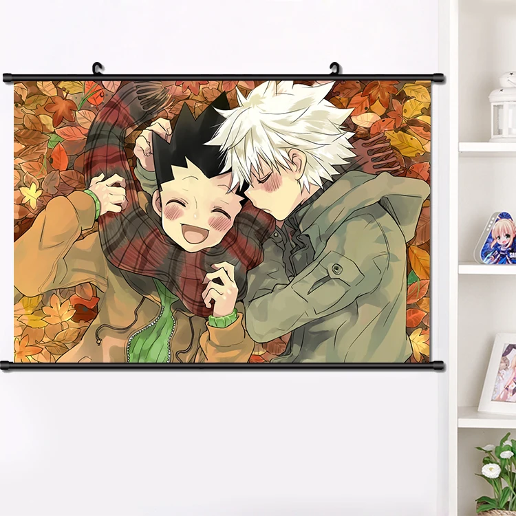 

Anime Hunter Hunter GONFREECSS Wall Scroll Poster Manga Wall Hanging Poster Home Decor Art Print picture 40*60cm dropshipping