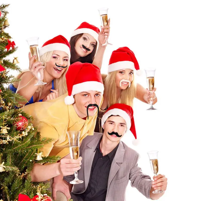 

36 Pack Self Adhesive Fake Mustaches Novelty For New Year's Eve Party Supplies