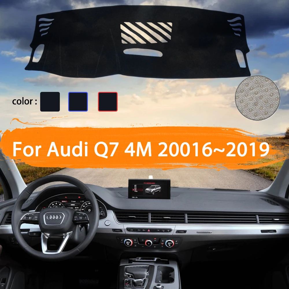 Чехол для приборной панели автомобиля Audi Q7 4M 2016 2017 2018 2019 коврик защиты от
