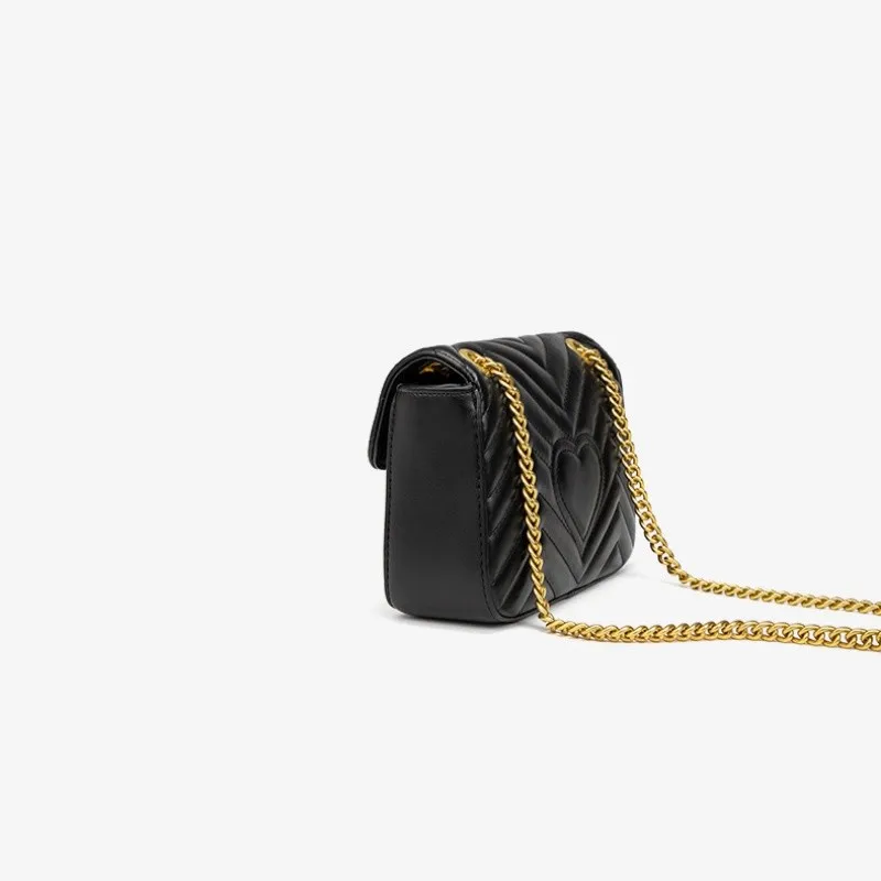 

Luxury High Quality Summer 2021 New Fashion Design Female Bag Chain Water Ripple Crossbody Shoulder Bag Brand Female Bag