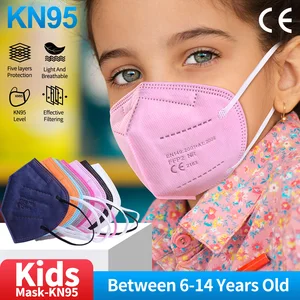 10-100 шт., Детские пылезащитные маски для мальчиков и девочек