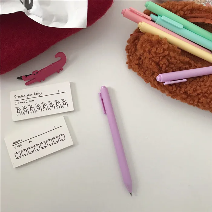 1 шт. цветная свежая и живая гелевая ручка Macarons эстетические канцелярские