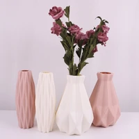 creative flower vase decoration home plastic vase imitation ceramic flower pot flower basket nordic decoration vases for flowers