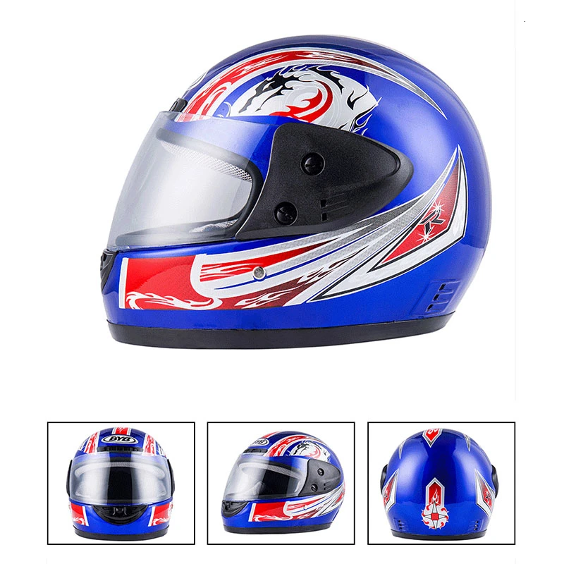 Зимний Полнолицевой мотоциклетный шлем профессиональный ветрозащитный Теплый