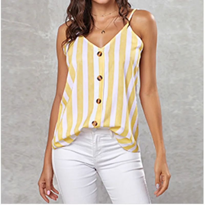 Укороченный топ с пуговицами летний розовый белый | Женская одежда