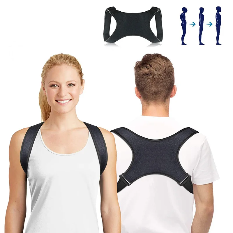 Корректор осанки позвоночника Защита спины плеч невидимая дышащая повязка для