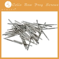 bowork 50 pcs cello bow screws steel standard thread cello bow frog screws bow parts for cellist