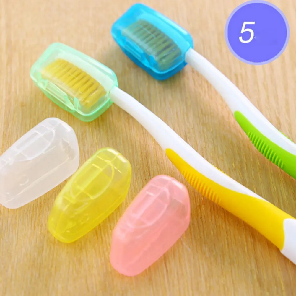 

Portable Travel Toothbrush Head Cover Case Protective Caps Health Germproof Brush Case Protect Hike Brush Cleaner