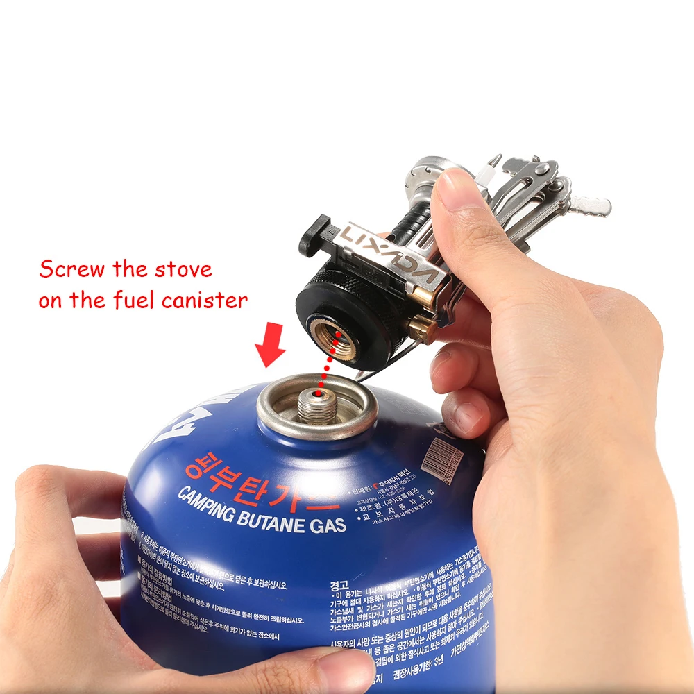 Lixada портативная мини карманная плита с адаптером 2 упаковки|Уличные плиты| |