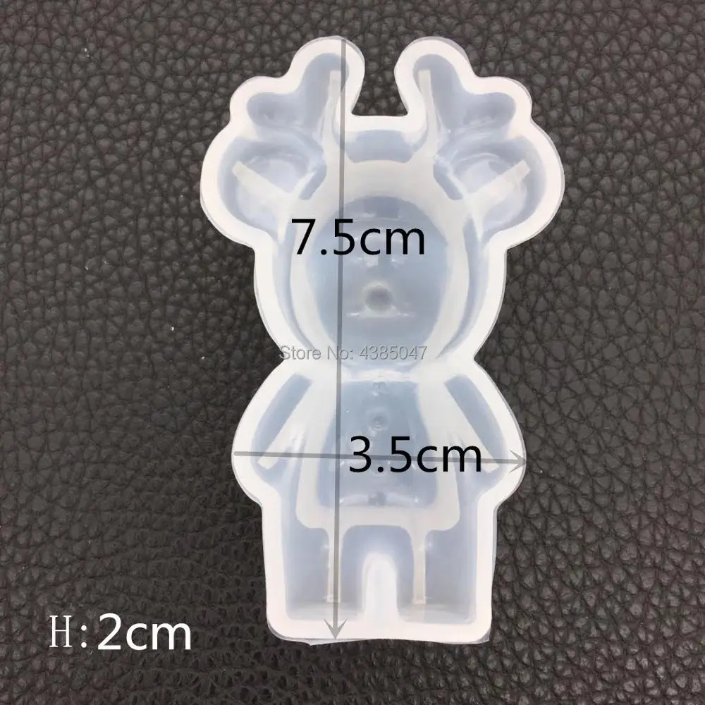 DIY ремесло олень с плащом Expoxy Смола форма для изготовления ювелирных изделий