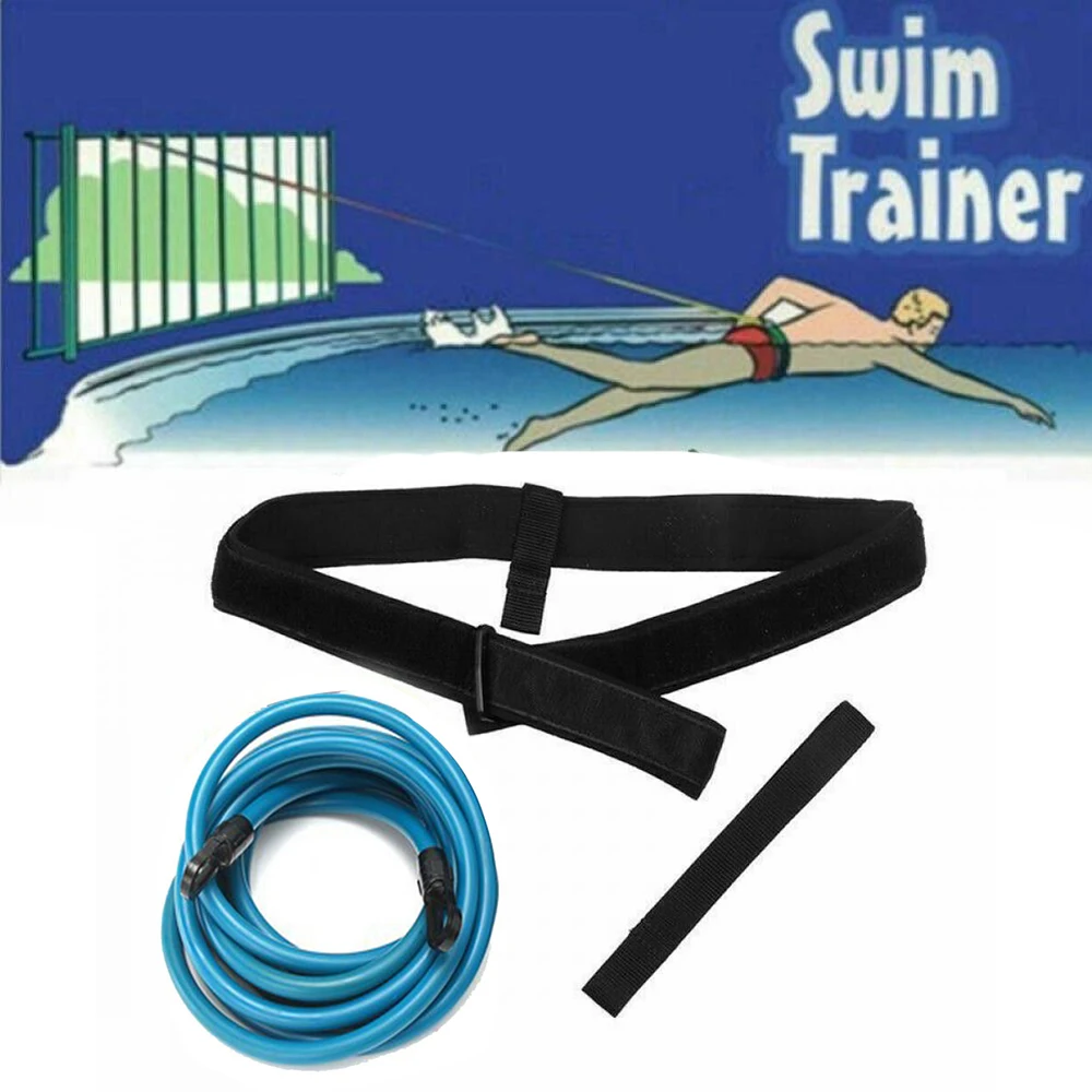 Регулируемый эластичный пояс для плавания взрослых и детей сетчатый Карманный