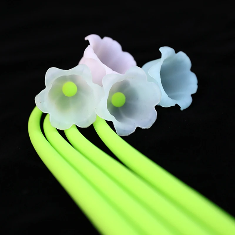 

12Pcs/Batch Korean Cute School Flower Pens Funny Kawaii Writing Rollerball Ballpoint Stationery Cool Stuff Thing Black Blue Ink