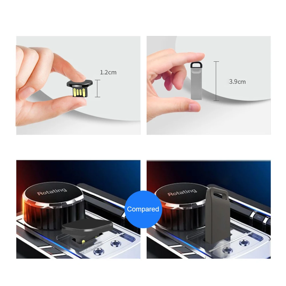 Автомобильный USB-флеш-накопитель 2 0 мини-флешка для автомобиля внедорожника