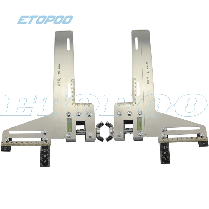 Линейка из нержавеющей стали с двойной линией линейка алюминиевого сплава для