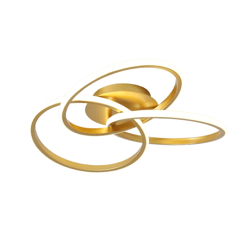 

Modern Ceiling Lights LED Lamp Color Surface Mounted Ceiling Lamp for Living Room Bedroom Study Room Golden Black Deco AC85-265V