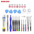 Набор инструментов для разборки экрана, отвертки для ремонта iPhone, Samsung, HuaWei, Xiaomi Мобильный телефон