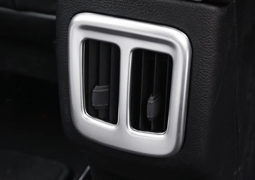 Для Jeep Compass 2017-2019 2020 2021 матовый задний Кондиционер Vent крышка розетки рамки отделка
