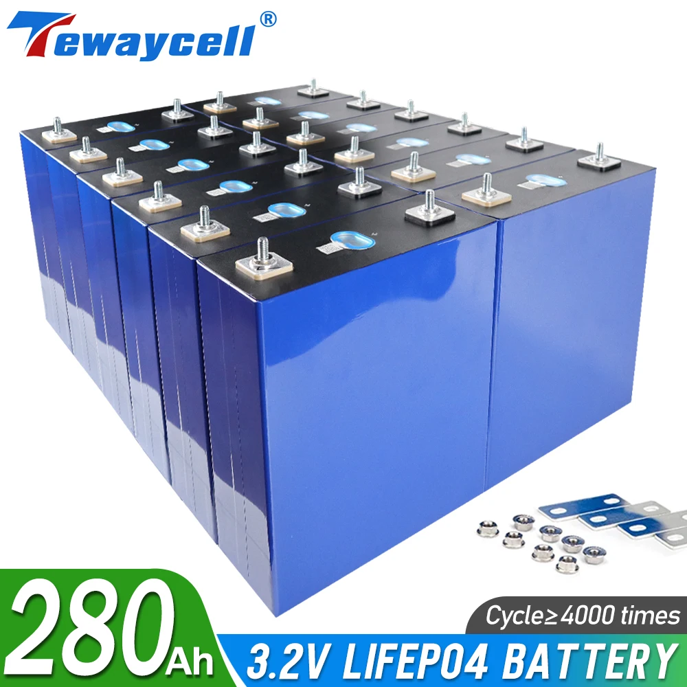 Новинка литий-железо-фосфатная аккумуляторная батарея 280ач Lifepo4 3 2 в 12 В 24 48 класс
