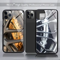 creative car wheels phone case rubber for iphone 12 11pro max xs 8 7 6 6s plus x se 2020 xr 12mini covers