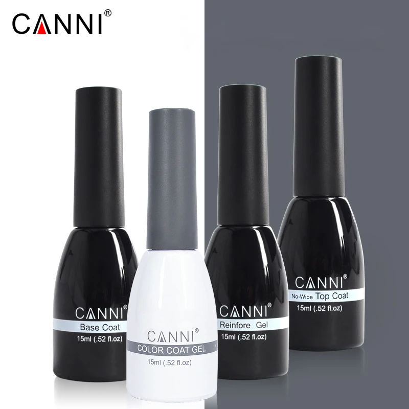 CANNI 15 мл светодиодный Гель-лак для ногтей горячий цвет блестки для ногтей художественная краска Гель-лак впитывающийся органический УФ-гель для ногтей