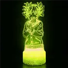 Светодиодный ночник с фигуркой Мой герой, Тога химико, USB-ночник, детский подарок, декоративсветильник светильник для спальни, прикроватный светильник ильник