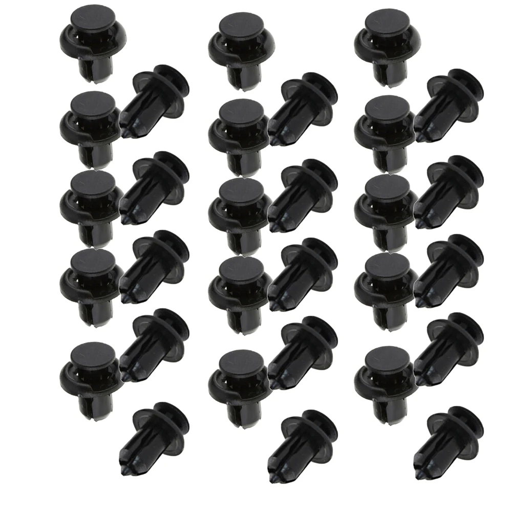 

30pcs Auto Fastener Clips Vehicle Retainer Rivet Door Panel Fender Liner Bumper Fender Trim Plastic Car Bumper Buckle