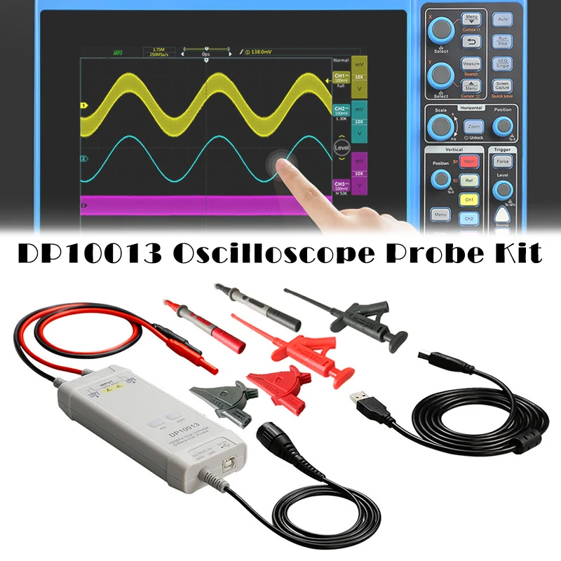 USB-осциллограф высоковольтный дифференциальный зонд комплект для цифровой