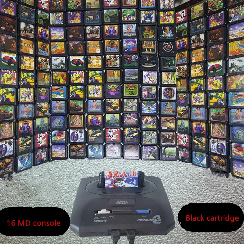 Классический 16 битный MD одиночный игровой серии для комиксов Банни с черным