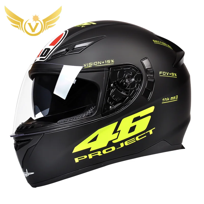 Шлем мотоциклетный со светодиодной подсветкой умный флип-шлем для езды на